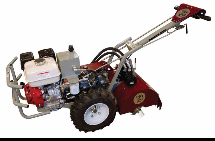 Power Dog 209 hydro tiller with 18-inch tilling width